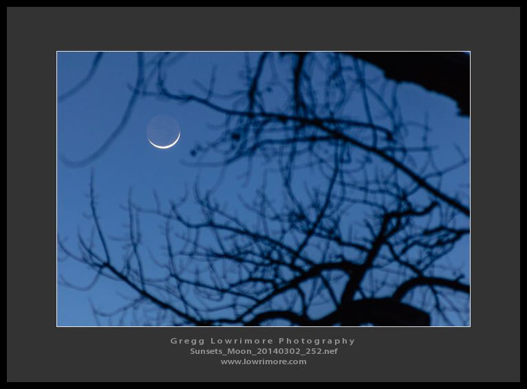 Sunset Waxing Moon 20140302 252